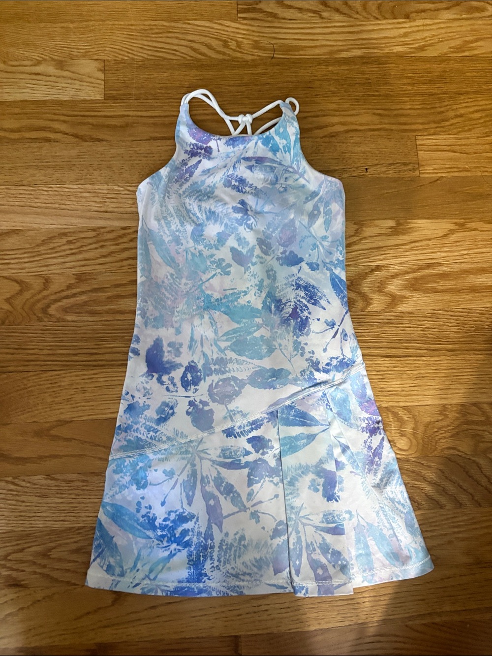 Ivivva Girls' Light Blue and Lilac Floral Active Dress